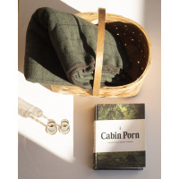 Плед из овечьей шерсти 150х200 ' HUG ME MORE "  ID:1000.W01_хаки