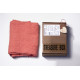 Большое банное полотенце вафельное, лён, умягчённое Сертификат OEKO-TEX Подарочная упаковка крафт ID: MERINGUE_415/990