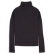 Водолазка женская TRI&CO CASHMERE, 100% кашемир, высокий ворот, 16g тонкий, ID: L081-18/chocolate