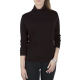 Водолазка женская TRI&CO CASHMERE, 100% кашемир, высокий ворот, 16g тонкий, ID: L081-18/chocolate