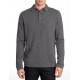 Джемпер поло мужской TRI&CO CASHMERE, 100% кашемир, воротник поло, ID: M081-09B/mediumgrey
