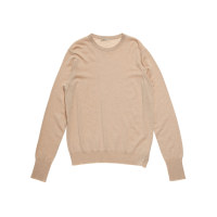 Джемпер мужской TRI&CO CASHMERE, 100% кашемир, круглый вырез, ID: M081-14/camel