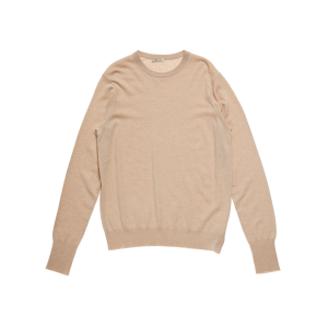 Джемпер мужской TRI&CO CASHMERE, 100% кашемир, круглый вырез, ID: M081-14/camel