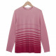 Джемпер унисекс TRI&CO CASHMERE, круглый вырез, 85% шелк 15% кашемир, 16g тонкий, ID: M101-96/dustyrose/raspberrywine