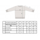 Джемпер мужской / унисекс TRI&CO CASHMERE, круглый вырез, 85% шелк 15% кашемир, сделано в Италии, ID: M142-1616/20102/offwhite