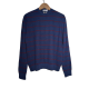 Джемпер мужской TRI&CO CASHMERE, круглый вырез, 50% шерсть 50% шёлк, пике, сделано в Италии, ID: M152-1729/50402/jeans