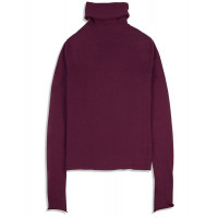 Водолазка женская TRI&CO CASHMERE, 100% кашемир, высокий ворот, 16g тонкий, L081-04/claret
