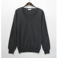 Джемпер женский TRI&CO CASHMERE, 100% кашемир, открытый круглый вырез, 16 gauge тонкий, ID: L081-21/mole