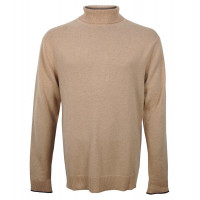 Свитер мужской TRI&CO CASHMERE, 100% кашемир. высокий ворот, ID: M081-11/camel