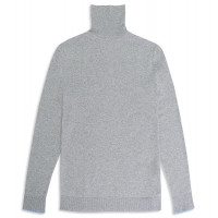 Свитер мужской TRI&CO CASHMERE, 100% кашемир, высокий ворот, ID: M081-11/lightgrey