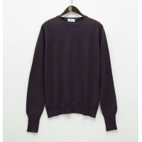 Джемпер мужской TRI&CO CASHMERE, 100% кашемир, круглый вырез, ID: M081-14/aubergine