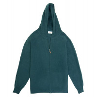 Кофта/Худи/Кардиган мужской TRI&CO CASHMERE, с капюшоном, на замке, 100% кашемир, ID: M111-58CB