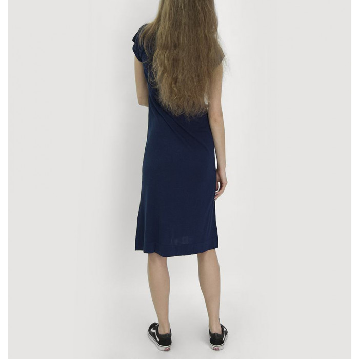 Платье женское, 70% бамбук 30% хлопок, глубокий вырез, ажурный рисунок, ID: L121-48