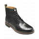 Ботинки мужские броги Кларкс / Clarks Originals, черные, коллаборация с Harris Tweed, ID: MontacuteLord/2