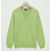 Джемпер женский из шерсти мериноса 100%, сделано в Шотландии, ID: L-MT213/L1/bamboo