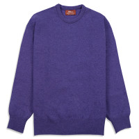Джемпер мужской из шерсти мериноса 100%, сделано в Шотландии, ID: M-HK701/L1-heliotrope