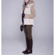 Женская пуховая куртка Flo&Clo c оторочкой из меха, Италия, ID: G01227CE