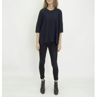 Джемпер женский C.T. Plage, 50% шерсть 50% хлопок, рукав три четверти, ID: CT17308/darkblue