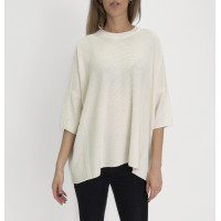 Свитер женский C.T. Plage, 50% шерсть 50% хлопок, рукав три четверти, ID: CT17308/white