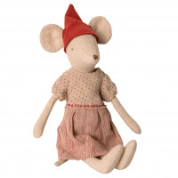 14-9730-00 Maileg игрушки , Дания Рождественская мышка 37 см