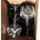 Хрустальные фужеры для шампанского 2 шт Ручная работа , объем 250 мл Эко подарок в коробке крафт ID 25414