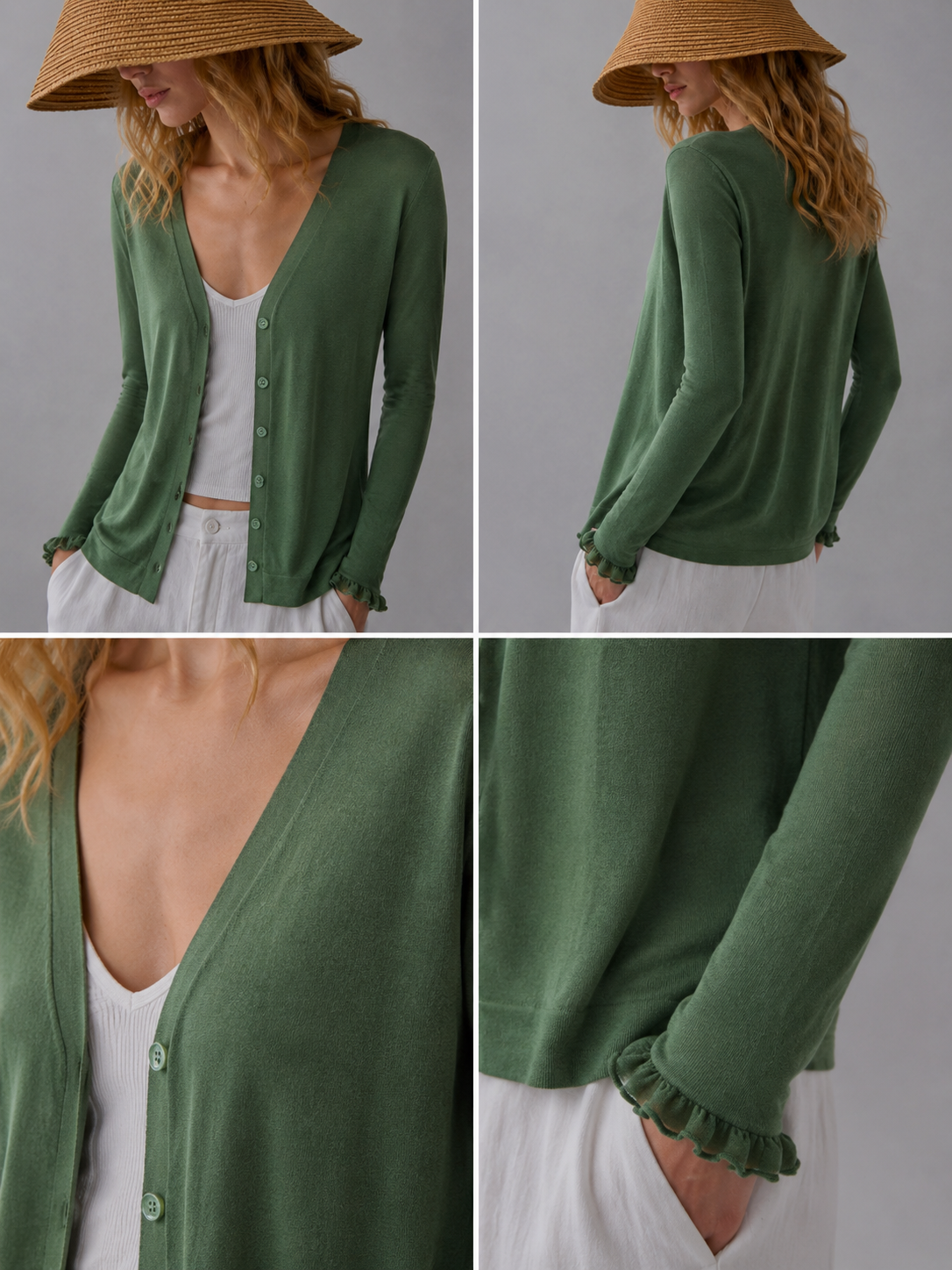 Кардиган из кашемира и шёлка TRI&CO cashmere